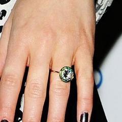 olivia wilde engagement ring has massive halo emerald